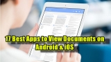 17 Best Apps to View Documents on Android & iOS