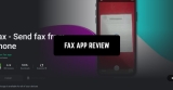 Fax – Send fax from phone App Review