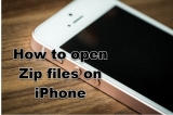 How to open Zip files on iPhone