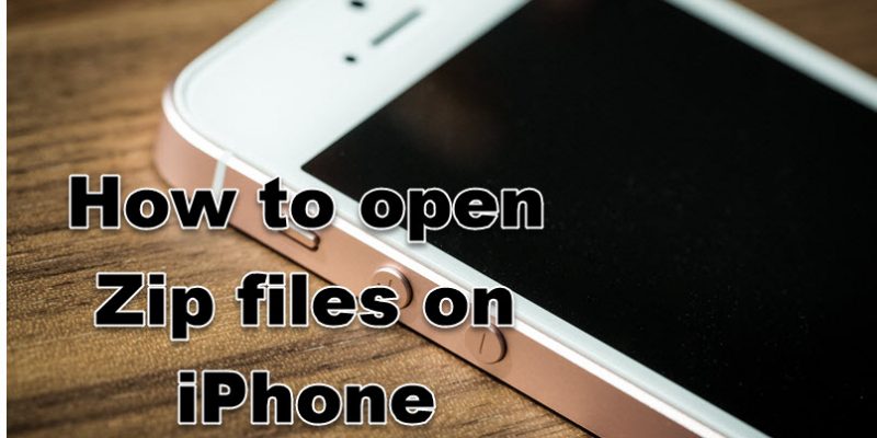 How to open Zip files on iPhone