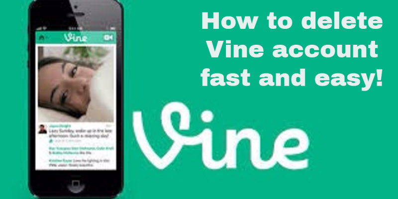 How to delete a vine account on Android or iPhone